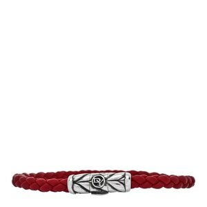 David Yurman Red Rubber Chevron Bracelet